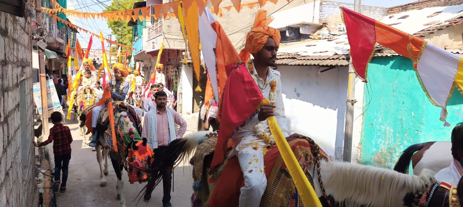 श्री देवनारायण 1112  जन्मोत्सव पर  7 वीं शोभायात्रा निकाली गयी